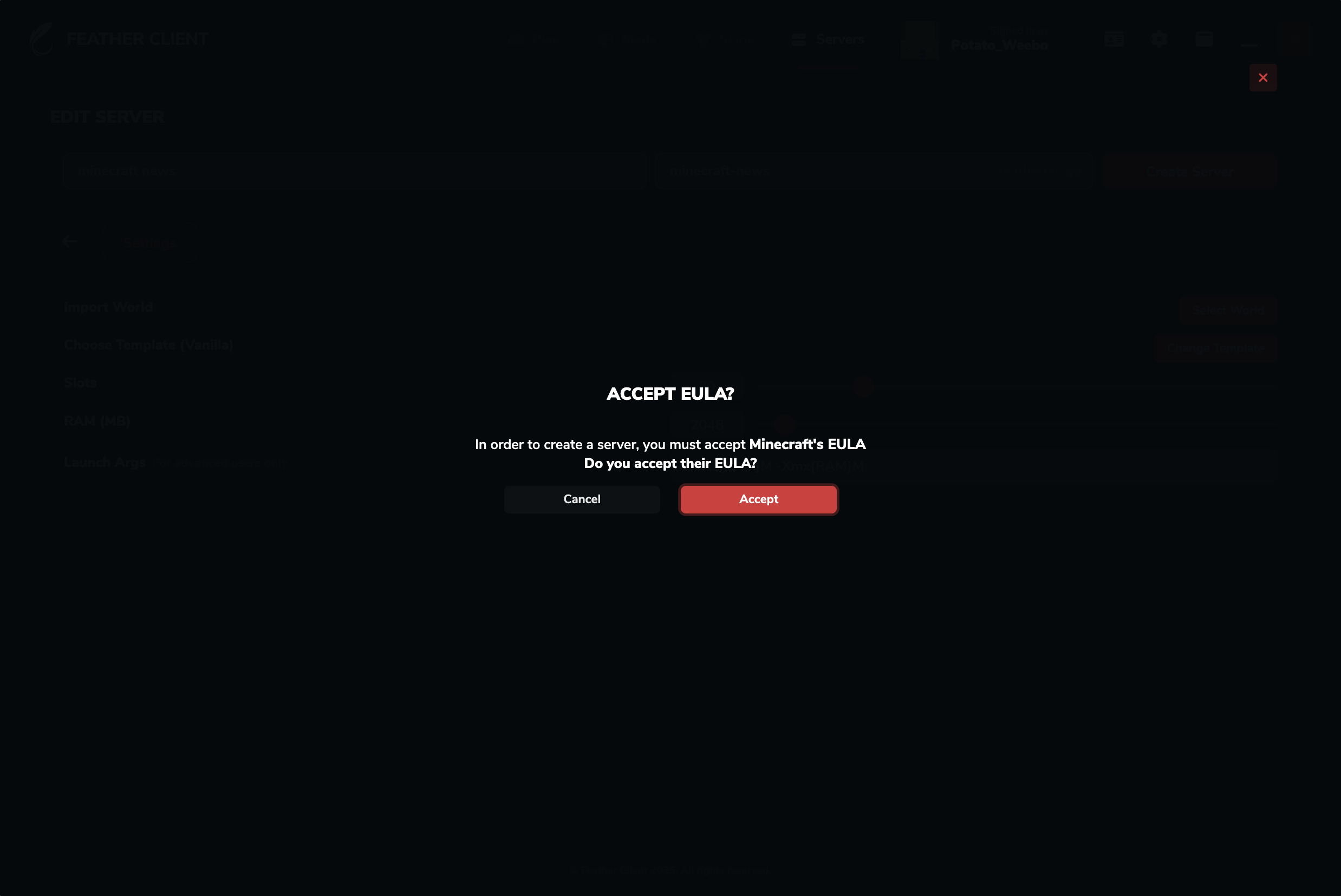 How to Host a Free Minecraft Server Using Feather Client | Minecraft-News